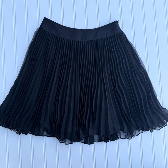 Gianni Bini Dresses & Skirts - Gianni Bini Elegant Black Pleated Skater Skirt